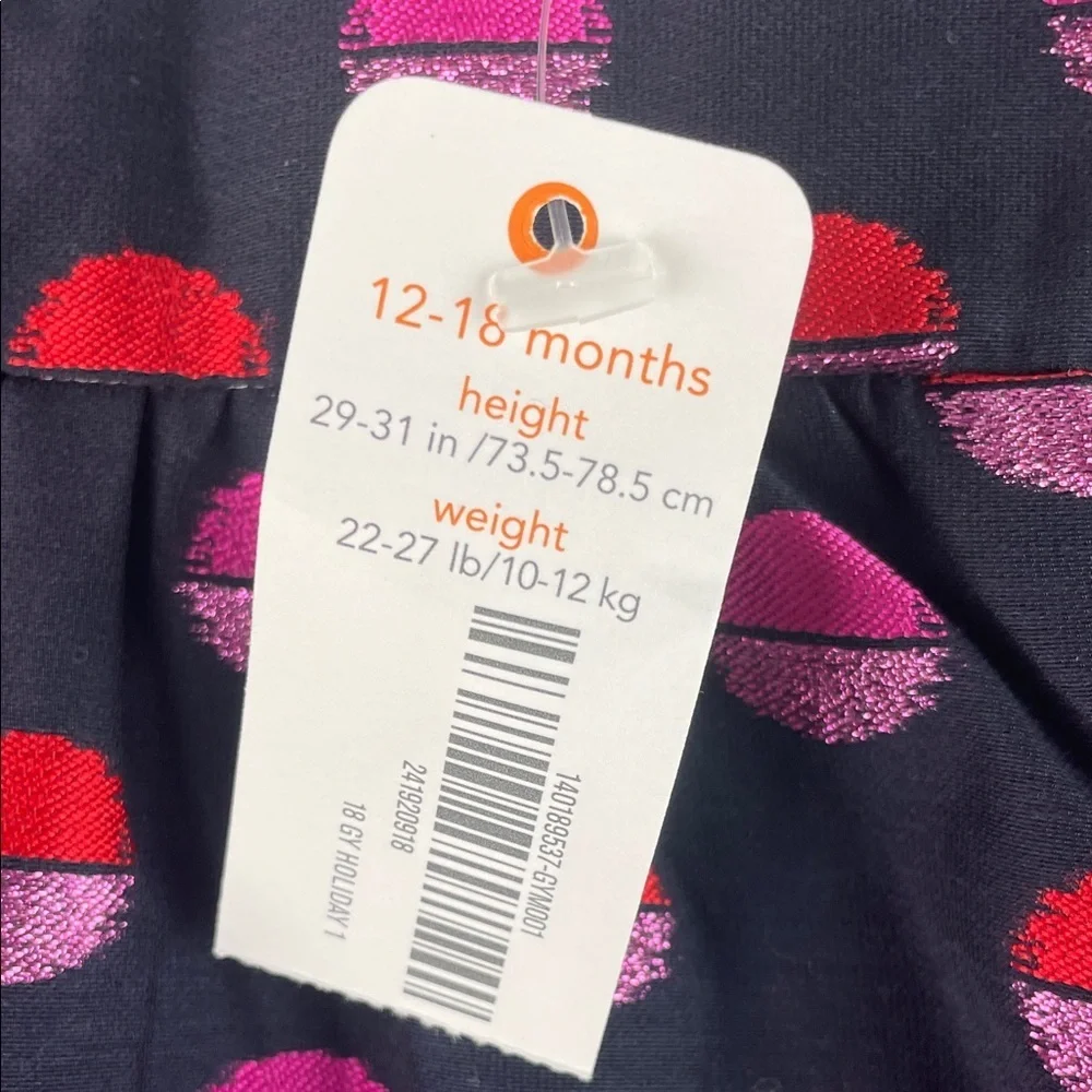 NWT Gymboree Baby Navy Dress Size 12-18 Months